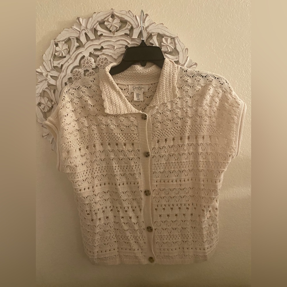 Jessica Simpson eyelet top 🫶🏼